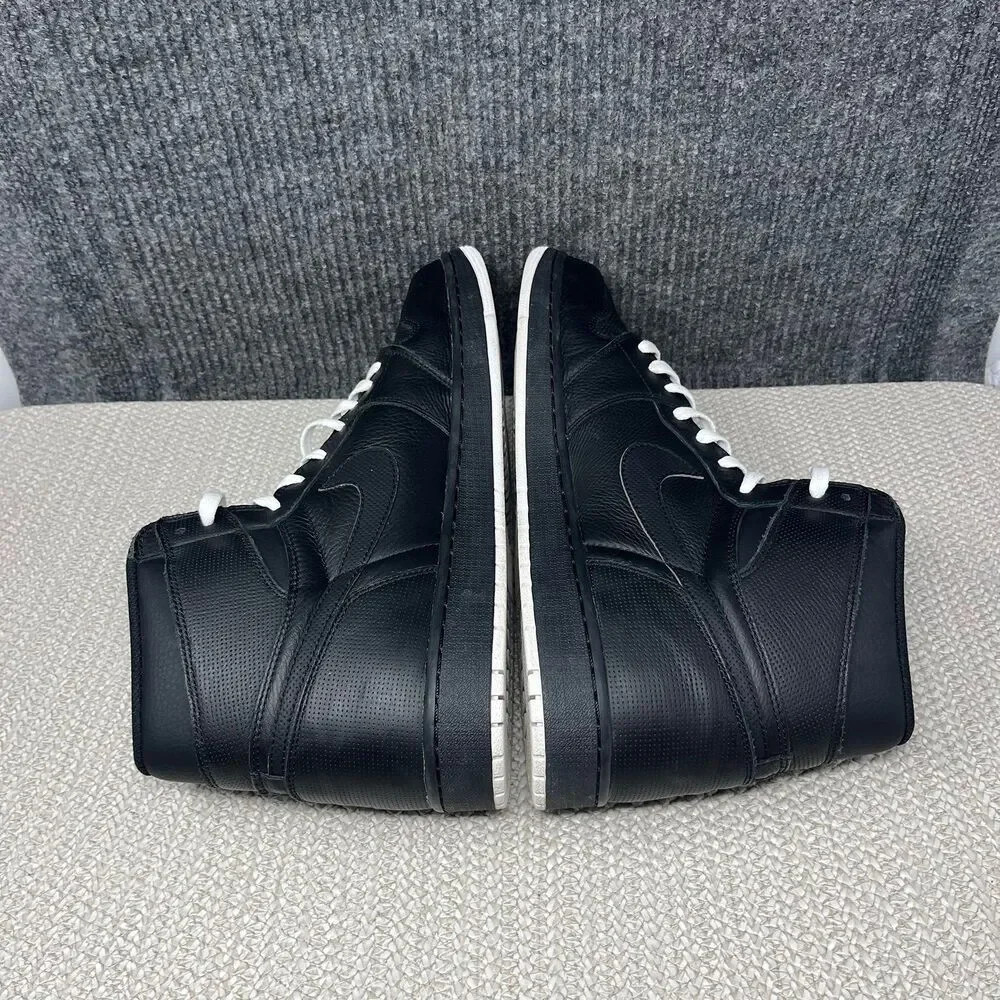 Nike Air Jordan 1 Retro High OG Perforated Black Shoes Mens 16 US 555088-002